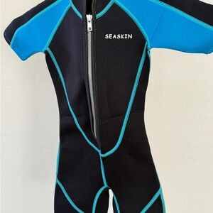 Skin Kids Swim Rashguard - Black and Blue